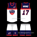 Uniforme de camiseta de baloncesto juvenil de nuevo diseño personalizado